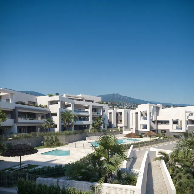 Aedas Homes · Vanian, Estepona &mdash; render exteriores