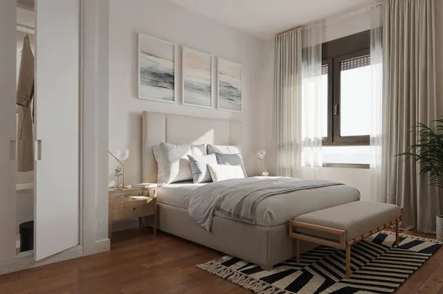Dormitorio principal &mdash; render interiores