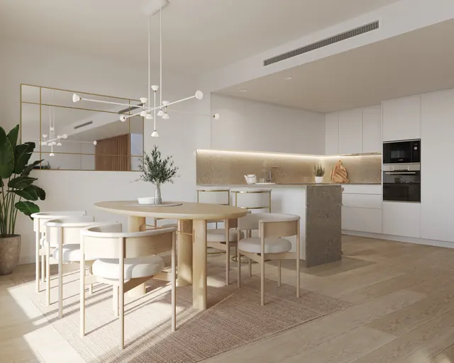 Aedas Homes · La Gaspara &mdash; render interiores